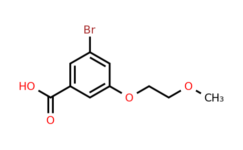 CAS 1596899-07-8 | 3-bromo-5-(2-methoxyethoxy)benzoic acid
