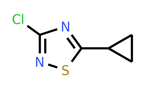 CAS 1597081-85-0 | 3-chloro-5-cyclopropyl-1,2,4-thiadiazole