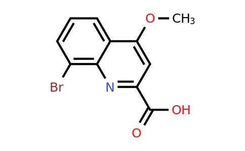 CAS 1597297-10-3 | 8-Bromo-4-methoxyquinoline-2-carboxylic acid