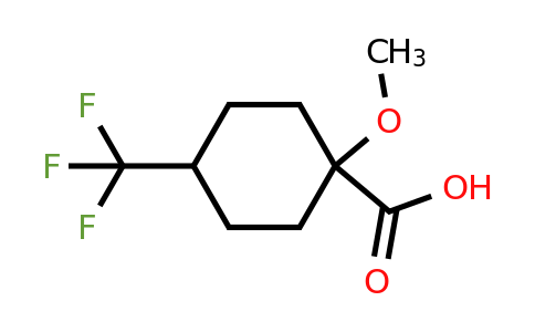 CAS 1597315-22-4 | 1-methoxy-4-(trifluoromethyl)cyclohexane-1-carboxylic acid