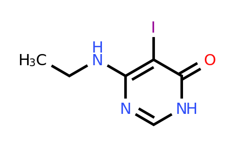 CAS 1597391-41-7 | 6-(Ethylamino)-5-iodopyrimidin-4(3H)-one