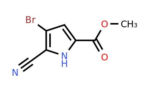 CAS 1597781-24-2 | Methyl 4-bromo-5-cyano-1H-pyrrole-2-carboxylate