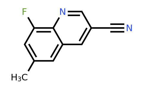 CAS 1597983-90-8 | 8-fluoro-6-methylquinoline-3-carbonitrile