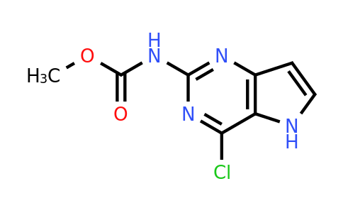 CAS 1598381-29-3 | (4-Chloro-5H-pyrrolo[3,2-d]pyrimidin-2-yl)-carbamic acid methyl ester