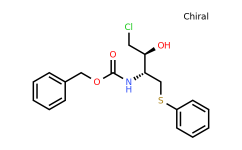 CAS 159878-02-1 | Benzyl ((2R,3S)-4-chloro-3-hydroxy-1-(phenylthio)butan-2-yl)carbamate