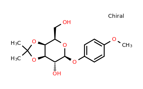 CAS 159922-67-5 | (3aS,4R,6S,7R,7aR)-4-(hydroxymethyl)-6-(4-methoxyphenoxy)-2,2-dimethyltetrahydro-3aH-[1,3]dioxolo[4,5-c]pyran-7-ol