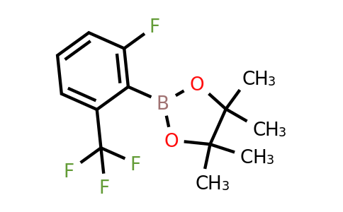 CAS 1599432-39-9 | 2-(2-Fluoro-6-(trifluoromethyl)phenyl)-4,4,5,5-tetramethyl-1,3,2-dioxaborolane
