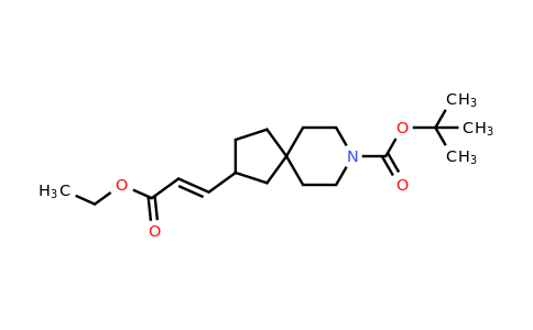 CAS 1599479-34-1 | tert-butyl 2-(3-ethoxy-3-oxoprop-1-en-1-yl)-8-azaspiro[4.5]decane-8-carboxylate