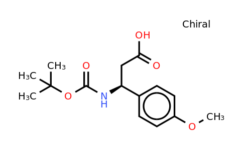 CAS 159990-12-2 | Boc-(S)-3-amino-3-(4-methoxy-phenyl)-propionic acid