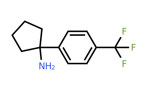 CAS 160001-93-4 | 1-[4-(trifluoromethyl)phenyl]cyclopentan-1-amine