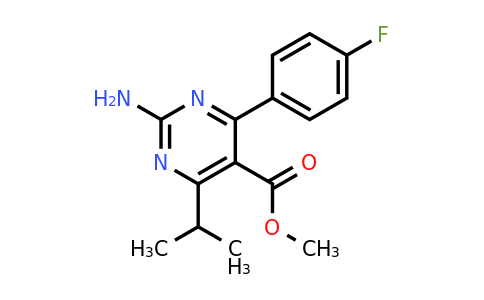 CAS 160009-37-0 | Methyl 2-amino-4-(4-fluorophenyl)-6-isopropylpyrimidine-5-carboxylate
