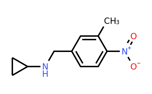 CAS 1600589-42-1 | N-(3-Methyl-4-nitrobenzyl)cyclopropanamine