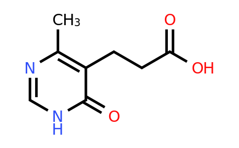CAS 160096-98-0 | 3-(4-Methyl-6-oxo-1,6-dihydropyrimidin-5-yl)propanoic acid