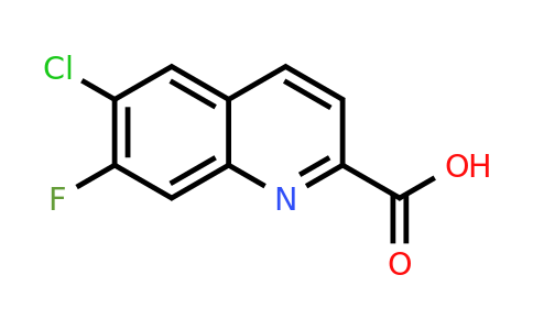 CAS 1601170-14-2 | 6-chloro-7-fluoro-quinoline-2-carboxylic acid