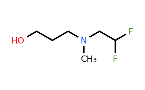 CAS 1601187-63-6 | 3-((2,2-Difluoroethyl)(methyl)amino)propan-1-ol