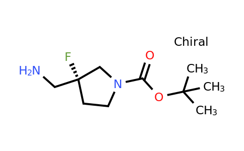 CAS 1601461-43-1 | (R)-tert-Butyl 3-(aminomethyl)-3-fluoropyrrolidine-1-carboxylate
