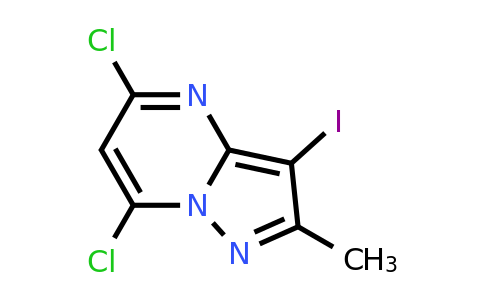 CAS 1601808-18-7 | 5,7-dichloro-3-iodo-2-methyl-pyrazolo[1,5-a]pyrimidine