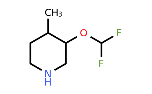 CAS 1602517-90-7 | 3-(difluoromethoxy)-4-methylpiperidine