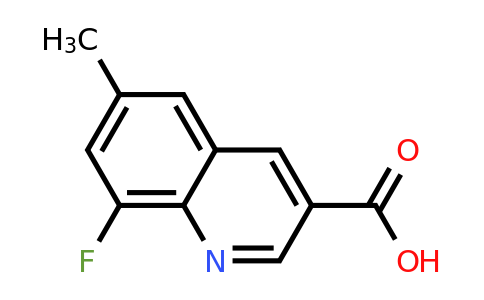 CAS 1602823-79-9 | 8-fluoro-6-methylquinoline-3-carboxylic acid