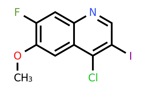 CAS 1602859-53-9 | 4-Chloro-7-fluoro-3-iodo-6-methoxyquinoline