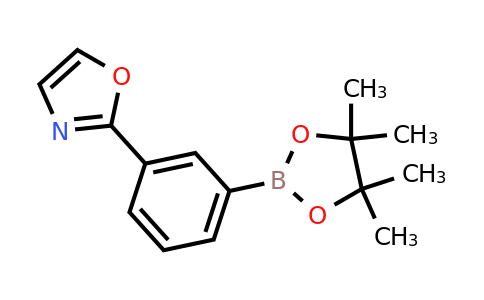 CAS 1603136-79-3 | 2-(3-(4,4,5,5-Tetramethyl-1,3,2-dioxaborolan-2-YL)phenyl)oxazole