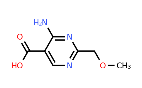 CAS 1603462-19-6 | 4-amino-2-(methoxymethyl)pyrimidine-5-carboxylic acid