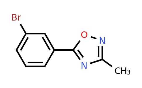 CAS 160377-58-2 | 5-(3-Bromophenyl)-3-methyl-1,2,4-oxadiazole