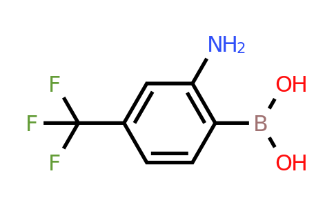 CAS 1604034-81-2 | (2-Amino-4-(trifluoromethyl)phenyl)boronic acid