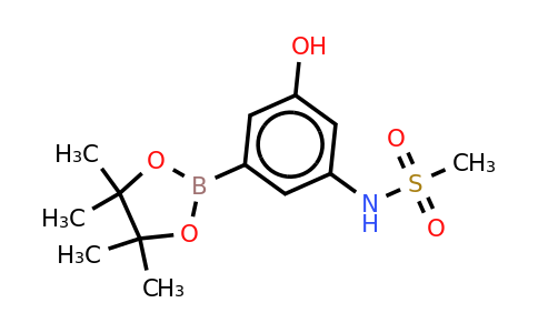 CAS 1604802-44-9 | N-(3-hydroxy-5-(4,4,5,5-tetramethyl-1,3,2-dioxaborolan-2-YL)phenyl)methanesulfonamide
