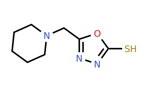 CAS 160484-55-9 | 5-[(piperidin-1-yl)methyl]-1,3,4-oxadiazole-2-thiol
