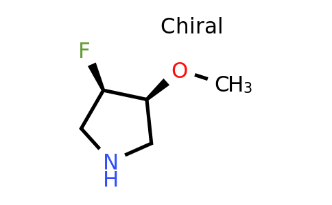 CAS 1605318-06-6 | pyrrolidine, 3-fluoro-4-methoxy-, (3r,4s)-rel-