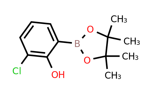 CAS 1605331-70-1 | 2-Chloro-6-(4,4,5,5-tetramethyl-1,3,2-dioxaborolan-2-YL)phenol