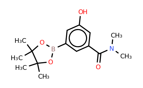 CAS 1605331-71-2 | 3-Hydroxy-N,n-dimethyl-5-(4,4,5,5-tetramethyl-1,3,2-dioxaborolan-2-YL)benzamide