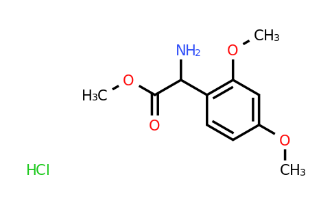 CAS 1607016-34-1 | methyl 2-amino-2-(2,4-dimethoxyphenyl)acetate hydrochloride