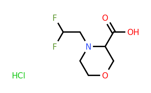 CAS 1607028-27-2 | 4-(2,2-difluoroethyl)morpholine-3-carboxylic acid hydrochloride
