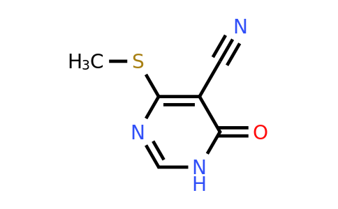 CAS 16071-28-6 | 4-(Methylthio)-6-oxo-1,6-dihydropyrimidine-5-carbonitrile