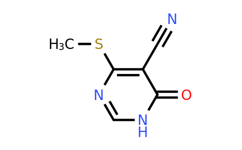 4-(Methylthio)-6-oxo-1,6-dihydropyrimidine-5-carbonitrile