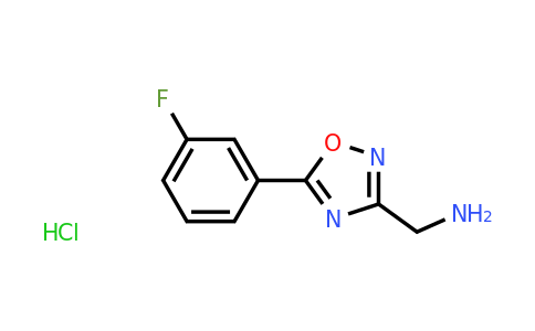 CAS 1607248-12-3 | [5-(3-fluorophenyl)-1,2,4-oxadiazol-3-yl]methanamine hydrochloride