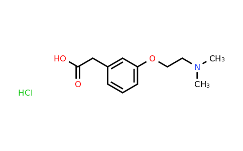 CAS 1607256-31-4 | 2-{3-[2-(dimethylamino)ethoxy]phenyl}acetic acid hydrochloride