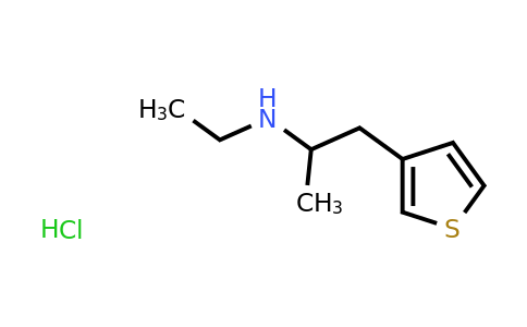 CAS 1607276-60-7 | ethyl[1-(thiophen-3-yl)propan-2-yl]amine hydrochloride