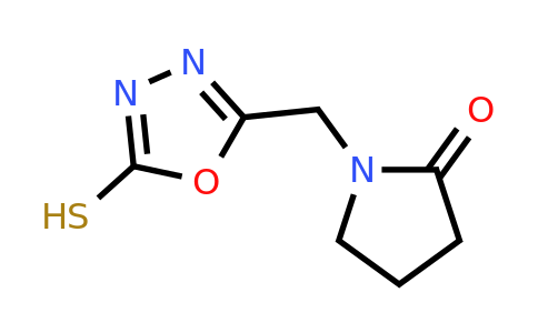CAS 160758-18-9 | 1-[(5-sulfanyl-1,3,4-oxadiazol-2-yl)methyl]pyrrolidin-2-one
