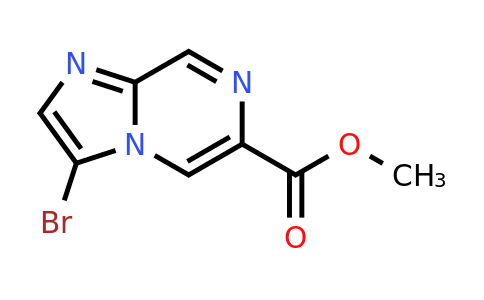 CAS 1607830-93-2 | methyl 3-bromoimidazo[1,2-a]pyrazine-6-carboxylate