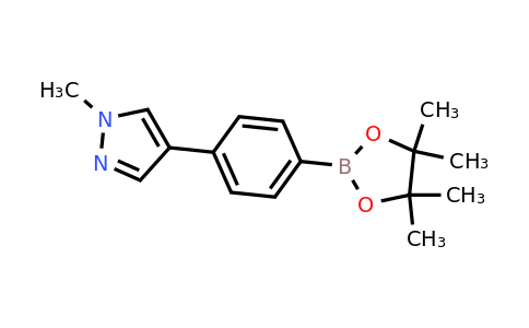 CAS 1607838-14-1 | 1-Methyl-4-(4-(4,4,5,5-tetramethyl-1,3,2-dioxaborolan-2-yl)phenyl)-1H-pyrazole