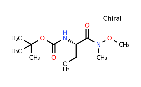 CAS 160801-72-9 | (S)-2-(Boc-amino)-N-methoxy-N-methylbutyramide