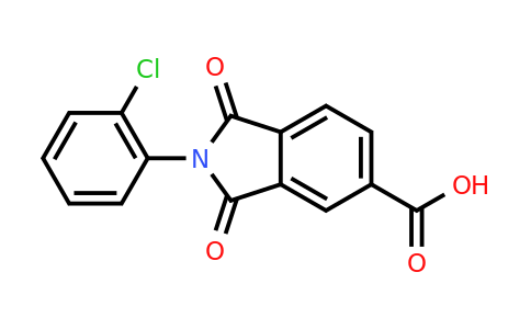 CAS 160878-86-4 | 2-(2-Chlorophenyl)-1,3-dioxoisoindoline-5-carboxylic acid