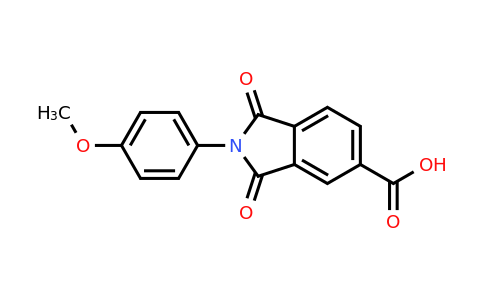 CAS 160878-87-5 | 2-(4-Methoxyphenyl)-1,3-dioxoisoindoline-5-carboxylic acid