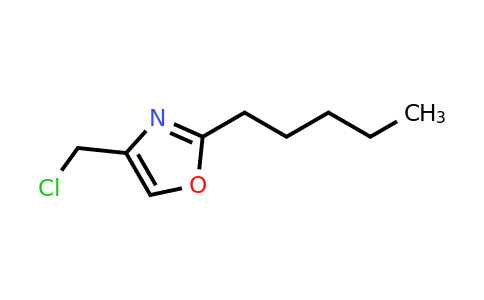 CAS 160915-18-4 | 4-(Chloromethyl)-2-pentyl-1,3-oxazole