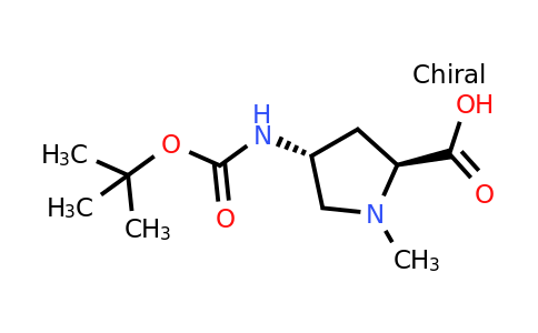 CAS 1609388-46-6 | (2S,4R)-4-{[(tert-butoxy)carbonyl]amino}-1-methylpyrrolidine-2-carboxylic acid