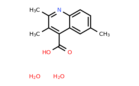 CAS 1609400-19-2 | 2,3,6-Trimethylquinoline-4-carboxylic acid dihydrate