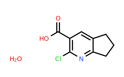 CAS 1609401-15-1 | 2-chloro-6,7-dihydro-5H-cyclopenta[b]pyridine-3-carboxylic acid;hydrate